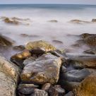 Atlantic coast before sunset