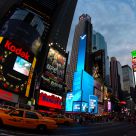 dusk at Times Square