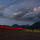 Light Trails in Lamar Valley