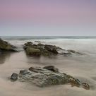Atlantic coast at sunset