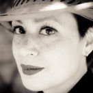 The girl with the hat