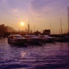 Sunset Romance in Hong Kong Harbor