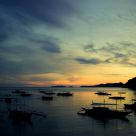 Sunrise over El Nido Harbour