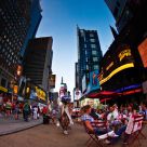 Times square dusk
