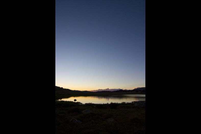 Sunset over Chain Lakes