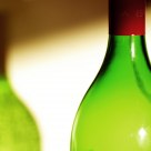 one empty bottle