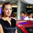Chinese models in Automobile Fair