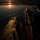 Setting sun