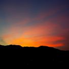 sunset in Hong Kong