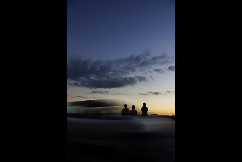 Watching the sunset..