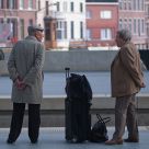 waiting for the train