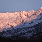 First light over the mountain