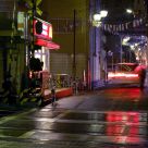 Tokyo midnight street scene