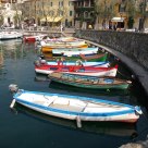 Colored boats