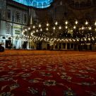 Inside the blue mosque