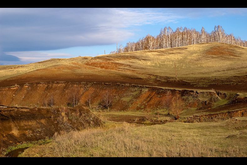 The hill slope