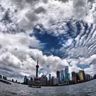 the Lujiazui and the Blue sky