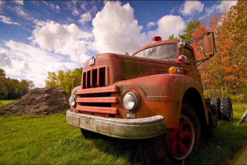Antique Municipal Truck