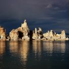 Tufa Reflection At Sunset
