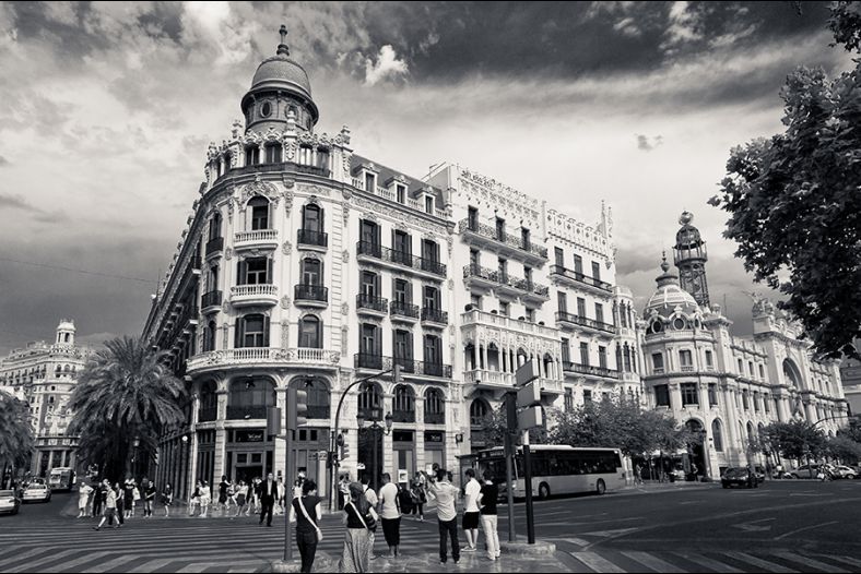 Calle Xativa en Valencia