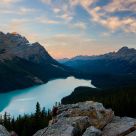 Peyto Lake sunrise
