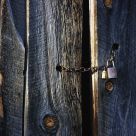 Door, Chain And Lock