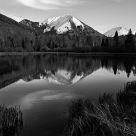 Warner Lake in Black and White.