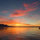 Late afternoon on lake Geneva