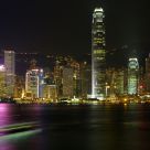 Victoria Harbour at night