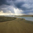 breaking through