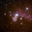 Flame nebula,and horsehead  nebula.