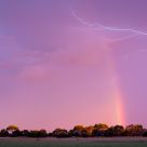 Lightning Through Rainbow