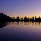 cool sunset in Yosemite