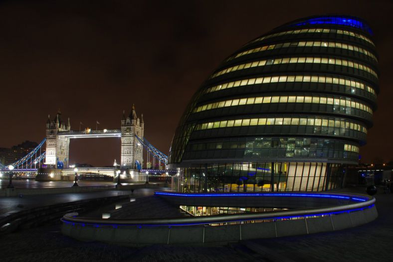 Towerbridge and City Hall, London