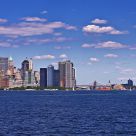 Lower Manhattan and Brooklyn Bridge