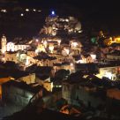 Matera's stones night view