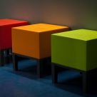 Sitting on colour