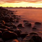 Red morning in Norway