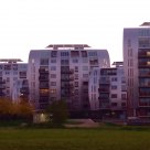 Appartments in the morning sun