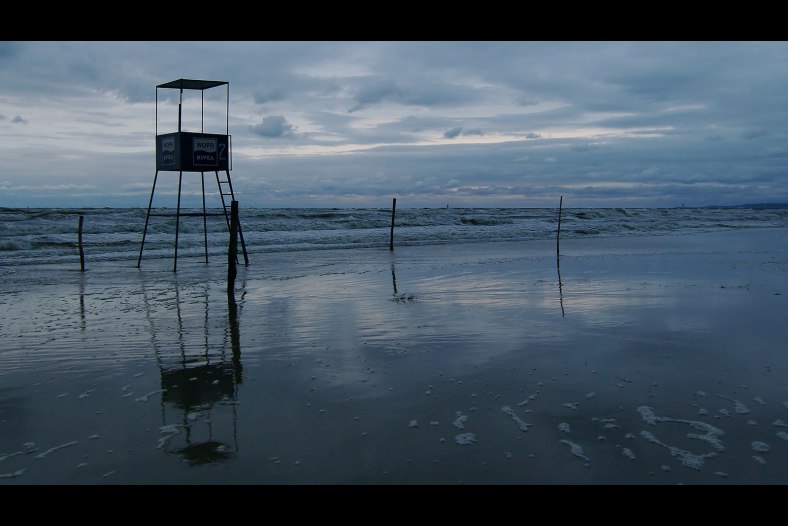 Rough water.