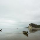 Pacific tide at a piscatory settlement