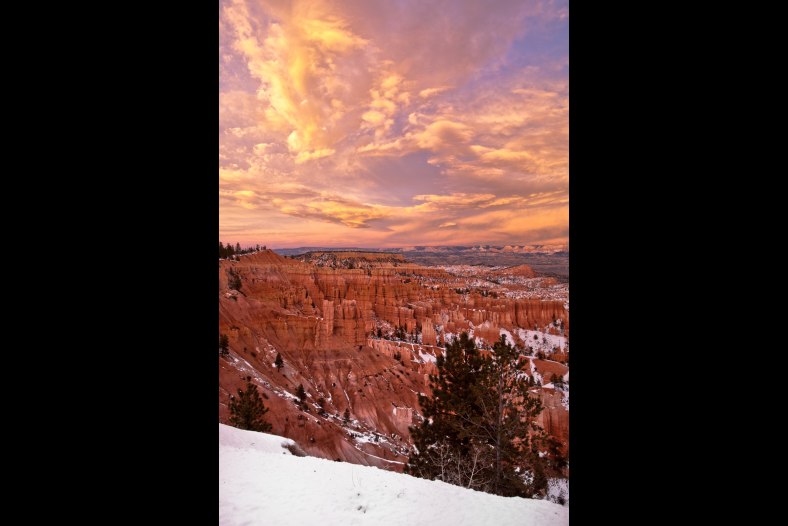 Fire Over Bryce Canyon