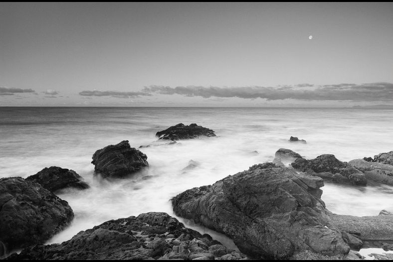 Moonset In The Morning