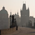 Morning at the Charles bridge