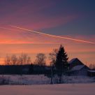 Winter sunset