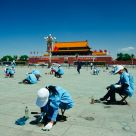 Cleaning Tiananmen