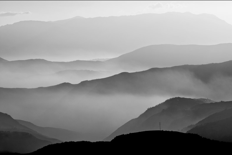 Mist in Mountains