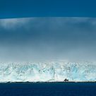 The glacier beyond