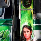 Illuminated bus