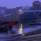 Dawn at fishing village